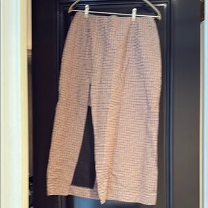 Maje Tan Pencil Midi Skirt with Slit and under skirt